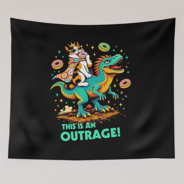 Item preview, This Is An Outrage - Dungeon Chaos with Princess Donut designed and sold by keytee.