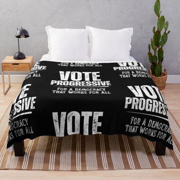 Item preview, Vote Progressive: A Democracy That Works for All Political Design designed and sold by EarthArtDesigns.