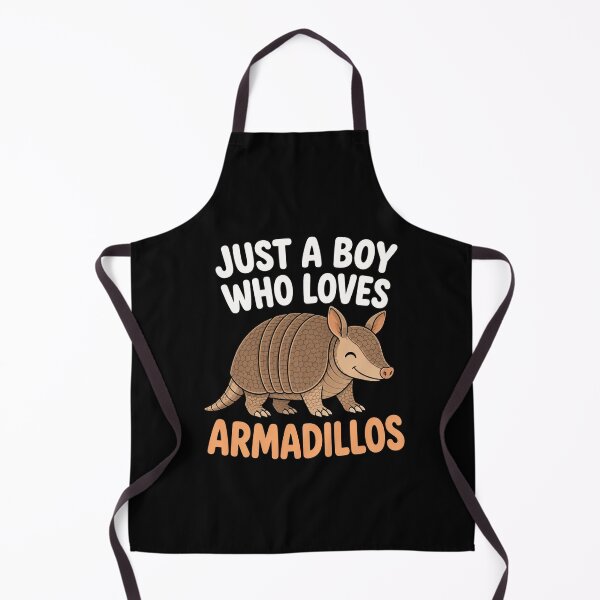 Item preview, armadillo Just a Boy Who Loves Cute Wildlife Graphic designed and sold by ROUX-ART.