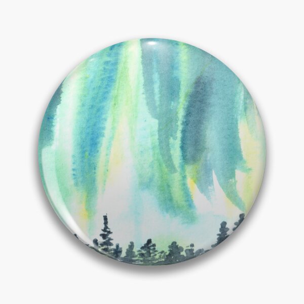 Item preview, Auroras and distant trees designed and sold by By Keka.