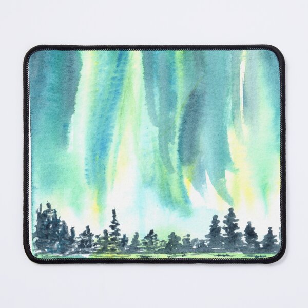 Item preview, Auroras and distant trees designed and sold by By Keka.