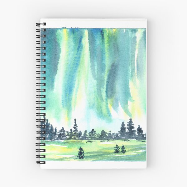 Item preview, Auroras and distant trees designed and sold by By Keka.