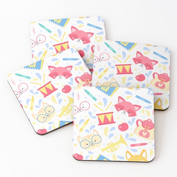 Item preview, Cute Animals Back to School Seamless Pattern designed and sold by Aelmajaoui.