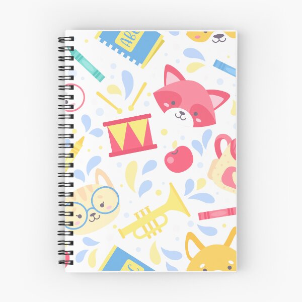 Item preview, Cute Animals Back to School Seamless Pattern designed and sold by Aelmajaoui.