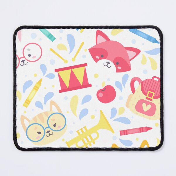 Item preview, Cute Animals Back to School Seamless Pattern designed and sold by Aelmajaoui.