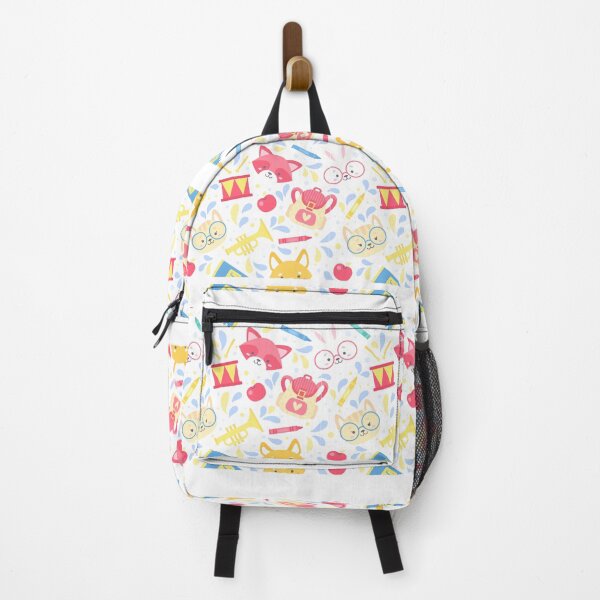 Item preview, Cute Animals Back to School Seamless Pattern designed and sold by Aelmajaoui.
