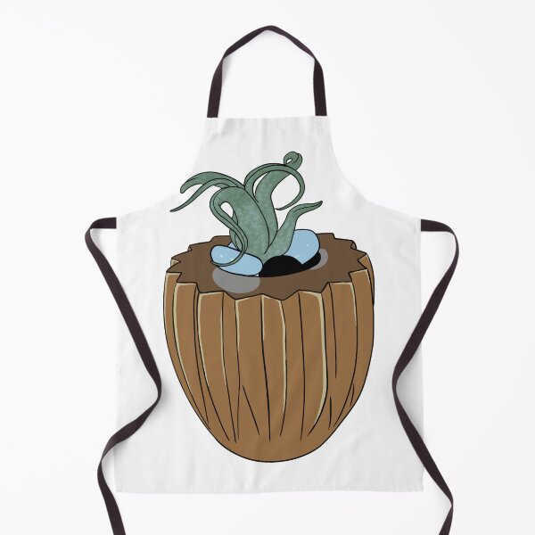 Item preview, Cute Air Plant Small Pot Tillandsia Botanical Art designed and sold by The Soapiest Goat.