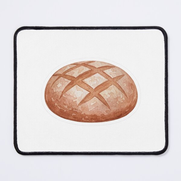 Item preview, Rustic Artisan Sourdough Bread Loaf Illustration designed and sold by TheWildLanding.