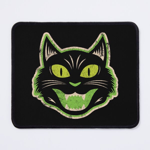 Item preview, Halloween Retro Cat (Green) designed and sold by Hanzo Design.