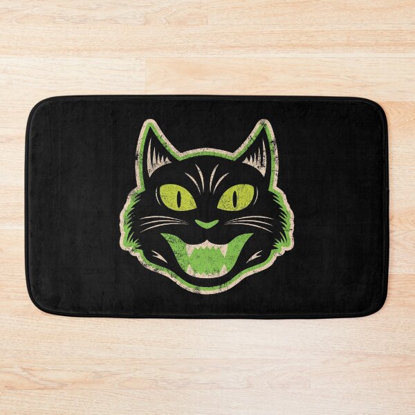 Item preview, Halloween Retro Cat (Green) designed and sold by Hanzo Design.