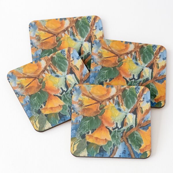 Item preview, Painting of floral  designed and sold by Isabel Alfarrobinha.