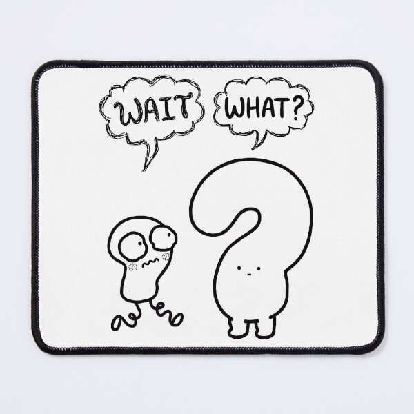 Item preview, Funny Confused Question Mark Characters Meme T-Shirt, stickers designed and sold by Khalid lq.