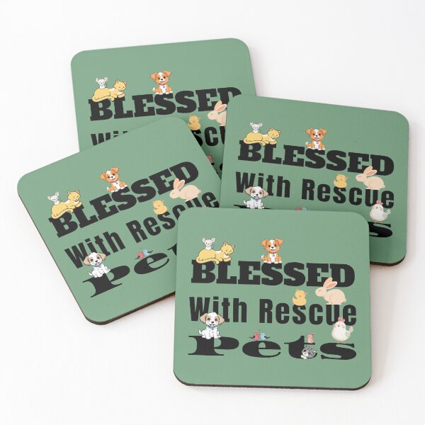 Item preview, Blessed With Rescue Pets – Cute Animal Lover Design designed and sold by Sachie's Studio.