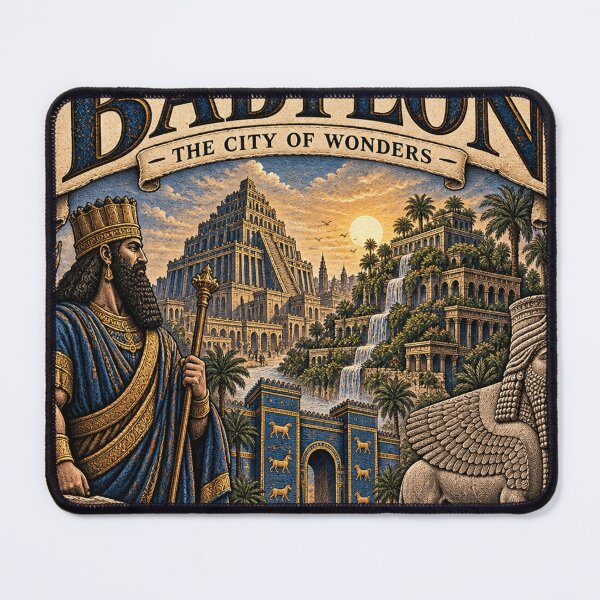 Item preview, Ancient Babylon – Mesopotamia Vintage Historical Engraving designed and sold by LmonioressXxx.