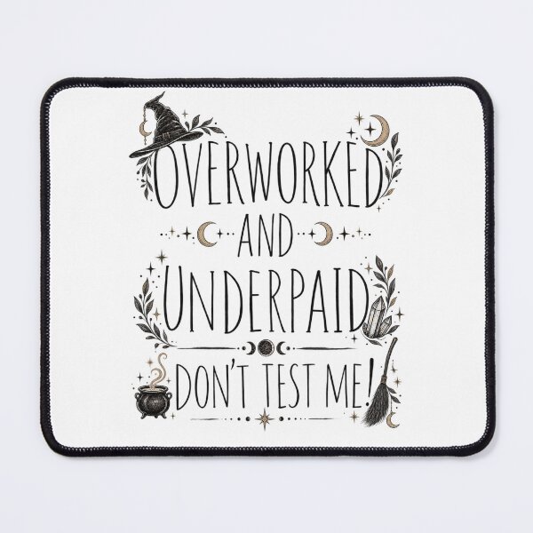 Item preview, Overworked and Underpaid designed and sold by GraveyardGlam.