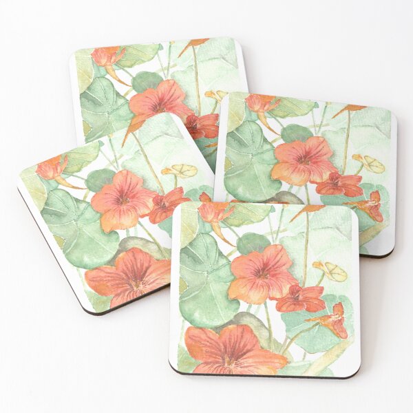 Item preview, nasturtiums grown from the seeds spilled into a paper designed and sold by By Keka.