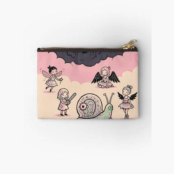 Item preview, Chainsaw Girl Pastel Goth Fairies Alien Snail Sad Cloud Art designed and sold by LujziWorld.