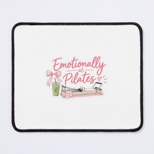 Item preview, Emotionally at Pilates – Cute Pilates Girl Design designed and sold by RelaxedSociety.