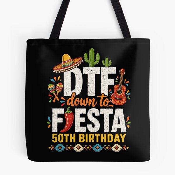 Item preview, fiesta 50th Birthday Cinco de Mayo Party Graphic designed and sold by ROUX-ART.