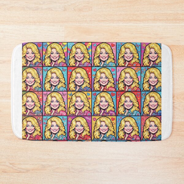 Item preview, Repeating Pattern Of Dolly Parton Pop Art designed and sold by Home Decor Art.
