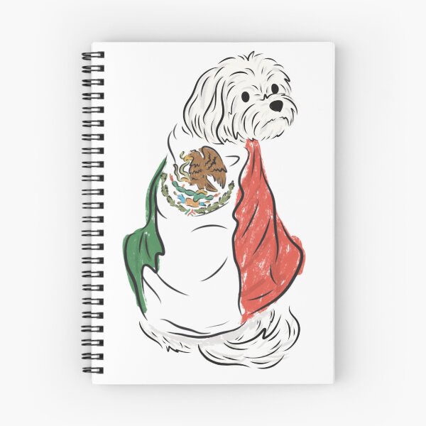 Item preview, Maltese wearing Mexico Flag  designed and sold by lovemydoggie.