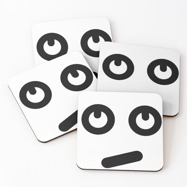 Item preview, Cute Thinking Face - Funny Big Eye Roll and Slanted Mouth Expression designed and sold by darkskinbender.