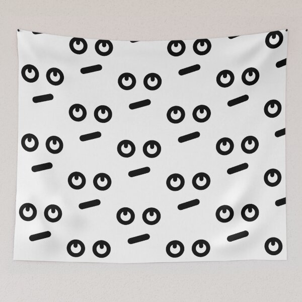 Item preview, Cute Thinking Face - Funny Big Eye Roll and Slanted Mouth Expression designed and sold by darkskinbender.