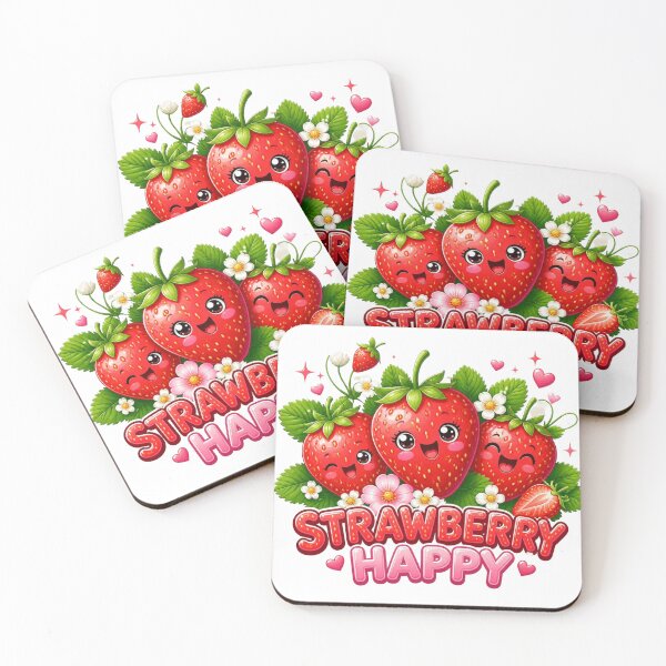 Item preview, Strawberry Happy designed and sold by Stylestickers55.