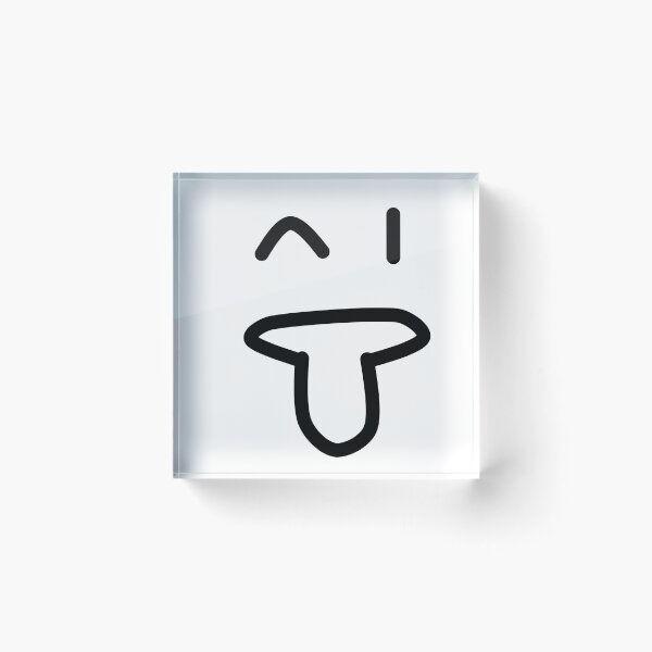 Item preview, Funny Winking Face with Tongue Out designed and sold by darkskinbender.