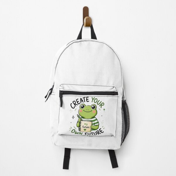 Item preview, Create Your Own Future – Cute Frog Motivational Design designed and sold by Basma Designs | Retro, Kawaii Shirts & Stickers.