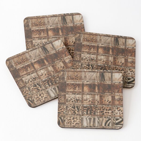 Item preview, Brown Tortoiseshell, Leopard & Zebra Patchwork Print designed and sold by SimplebutSweet.