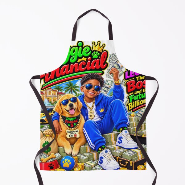 Item preview, Doggie Financial – The Legend, The Boss & Future Billionaire designed and sold by New Wave Artworks & Odds &Ends.