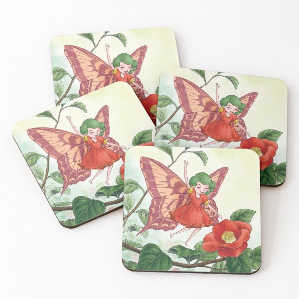 Item preview, December 10th birthday flower Red Camellia Fairy designed and sold by 366birthflower.