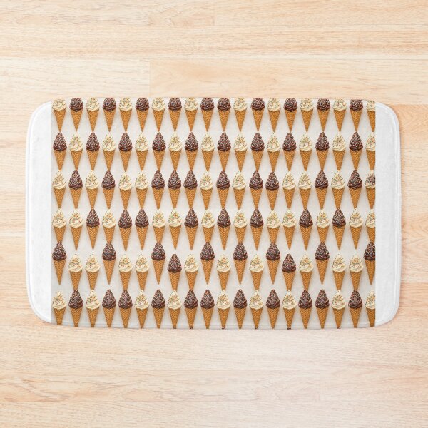 Item preview, Repeating Pattern Of Chocolate And Vanilla Ice Cream Cones designed and sold by Home Decor Art.