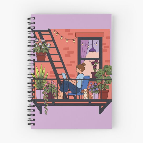Item preview, Floral NYC Fire Escape designed and sold by AbstractArielle.
