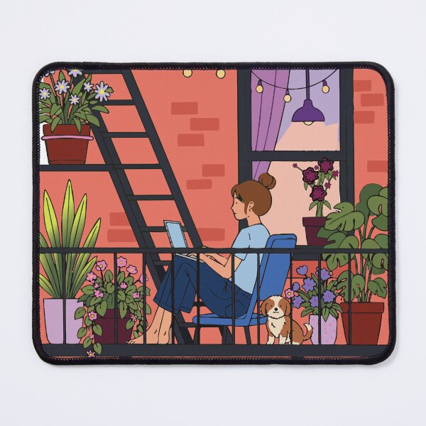 Item preview, Floral NYC Fire Escape designed and sold by AbstractArielle.