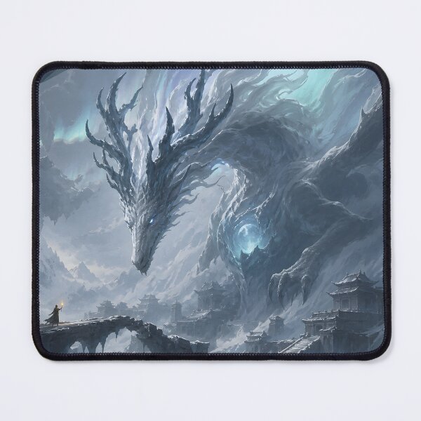 Item preview, Frost Dragon – Guardian of the Frozen Kingdom designed and sold by ChromaRune.