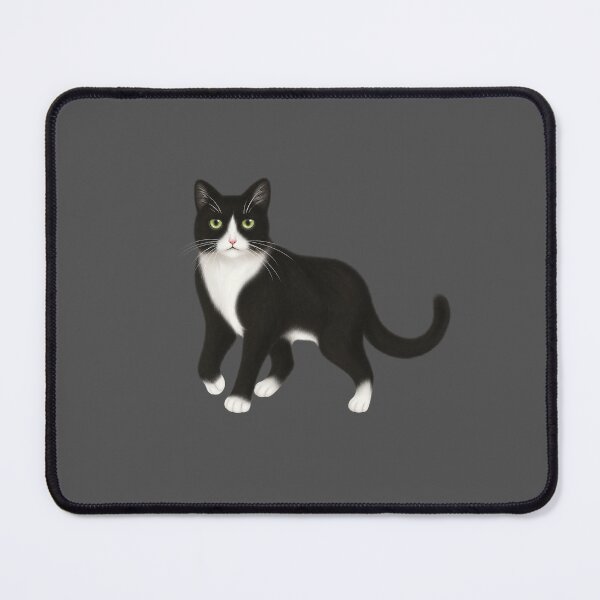 Item preview, Black and White Tuxedo Cat designed and sold by GomTaeng.