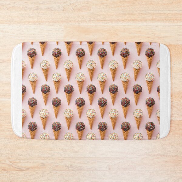 Item preview, Repeating Pattern Of Chocolate And Vanilla Ice Cream Cones designed and sold by Home Decor Art.