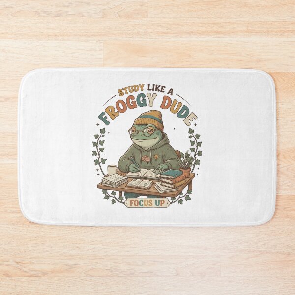 Item preview, Cute Frog Study Motivation – Study Like a Froggy Dude designed and sold by Basma Designs | Retro, Kawaii Shirts & Stickers.