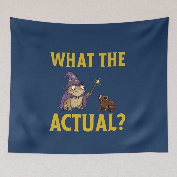 Item preview, Toad wizard finding himself with a chocolate frog designed and sold by BigfeetLittlepaws.