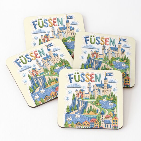 Item preview, Füssen Bavarian Fairytale Village Travel Design designed and sold by Witsprings.