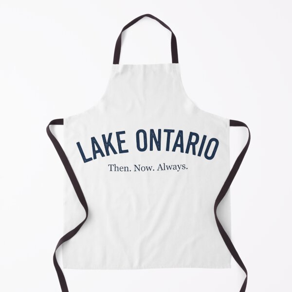Item preview, LAKE ONTARIO - Then. Now. Always. (Navy print) designed and sold by TrixDesign.