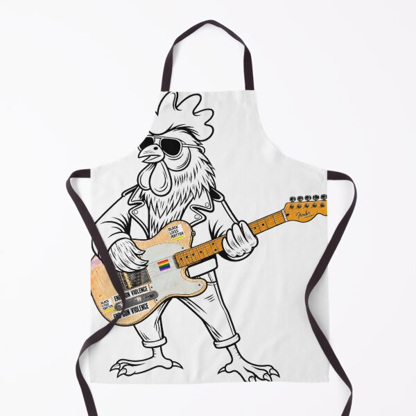 Item preview, chicken playing guitar styles designed and sold by Donald-Bryantt.