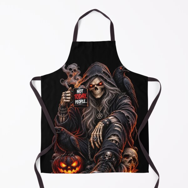 Item preview, Not Today People Grim Reaper Coffee designed and sold by MariaPCMaria.