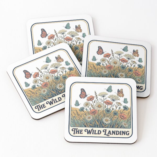 Item preview, The Wild Landing Wildflower Meadow Butterfly Sticker designed and sold by TheWildLanding.