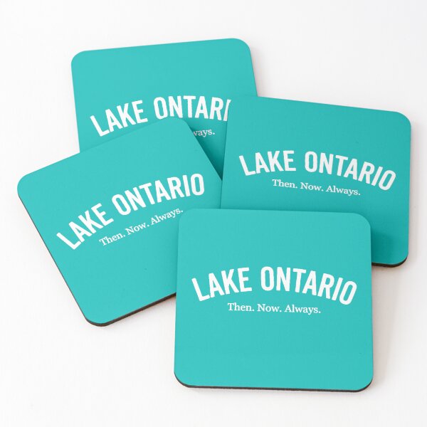 Item preview, LAKE ONTARIO - Then. Now. Always. (White print) designed and sold by TrixDesign.