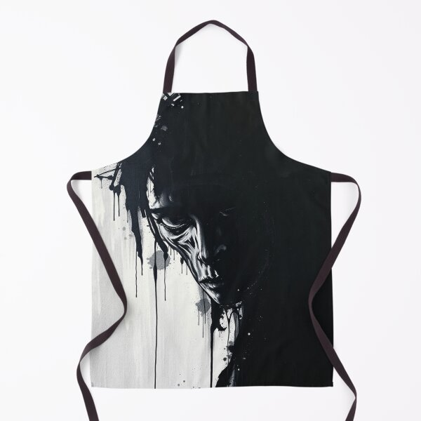 Item preview, Gothic Noir Dripping Ink Portrait - Dark Beauty Grunge Art designed and sold by ERODED SELF.