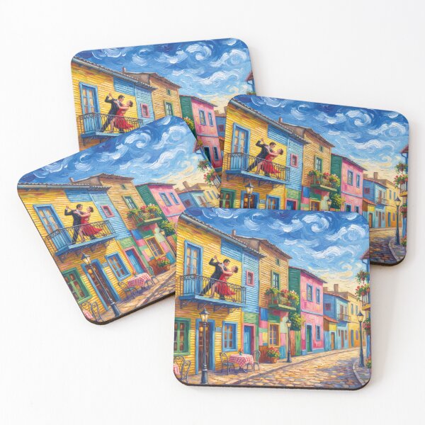 Item preview, La Boca's Caminito, Buenos Aires designed and sold by RedPeaStudio.