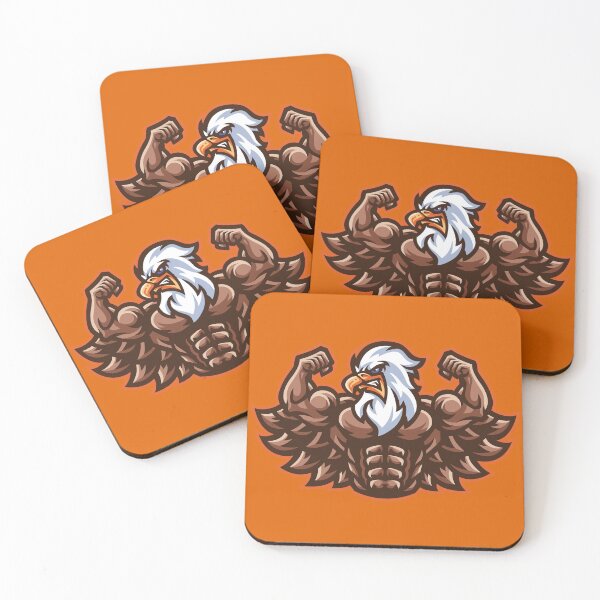 Item preview, Muscular Eagle | Powerful Bird of Prey Fitness Graphic Design designed and sold by MerlinWear.